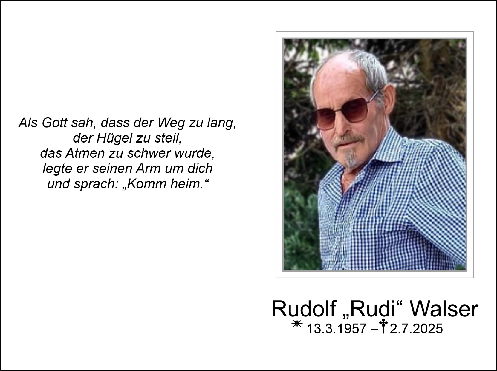 Rudolf Walser